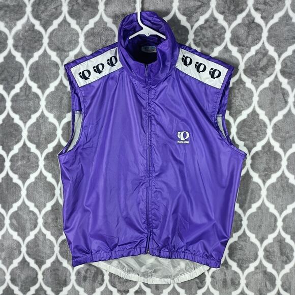 Pearl Izumi Other - Vintage Pearl Izumi Cycling Vest Purple Windbreaker Reflective Mesh Medium Y2K